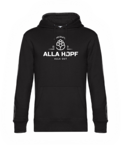 Hoodie "Alla Hopf" - schwarz